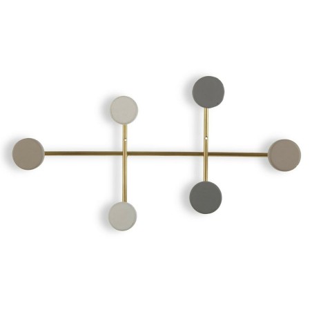 Perchero Versa Multicolor Metal Resina Madera MDF 6,5 x 22 x 41 cm (6,