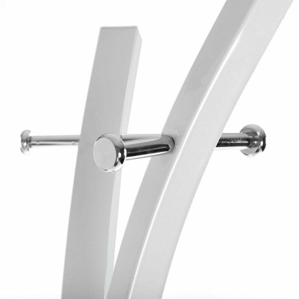 Appendiabiti Versa Bianco Metallo (58 x 175 x 58 cm) 2