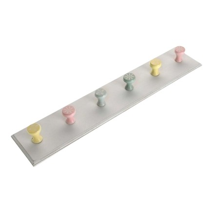 Coat rack Versa Wood Vintage 12 X 6 X 60 CM 2
