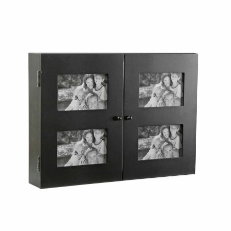 Sleutelkastje Versa  Zwart Hout (8,5 x 33 x 46 cm)