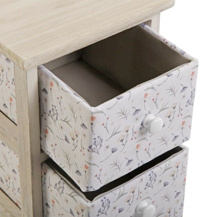 Chest of drawers Versa Lili MDF Wood (30 x 72 x 25 cm) 2