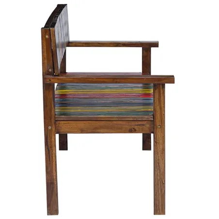 Chaises à manger lot de 4 bois de récupération solide