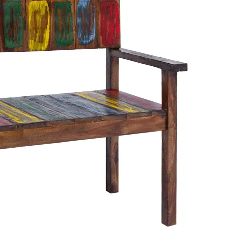 Chaises à manger lot de 4 bois de récupération solide