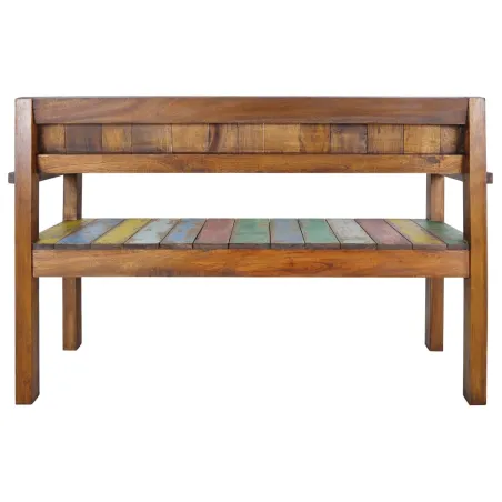 Banc 115 cm Bois de récupération massif