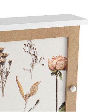 Armadietto portachiavi Versa Fiori Legno MDF 6,5 x 26 x 20 cm 2
