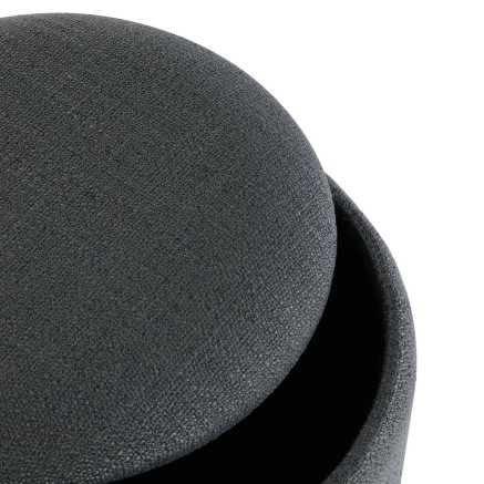 Puff Desmontable Versa Gris Bambú Madera MDF 2
