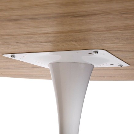 Dining Table Versa Lia Metal MDF Wood 120 x 73 x 120 cm 2