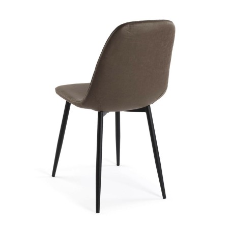 Stoel Versa Serena Donkerbruin 53 x 88 x 43,5 cm (4 Stuks)