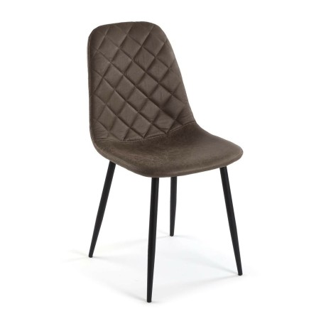 Stoel Versa Serena Donkerbruin 53 x 88 x 43,5 cm (4 Stuks)