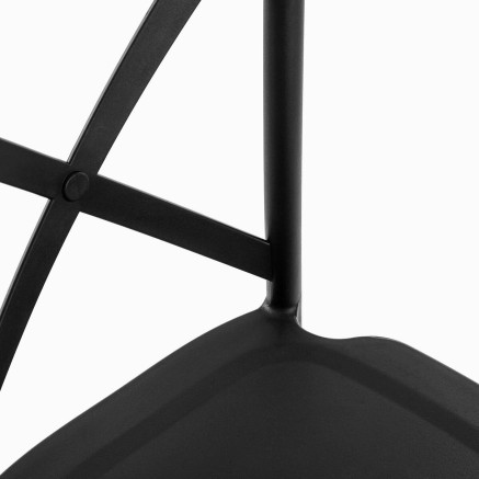 Stuhl Versa Schwarz 43 x 88 x 43 cm (4 Stück) 2