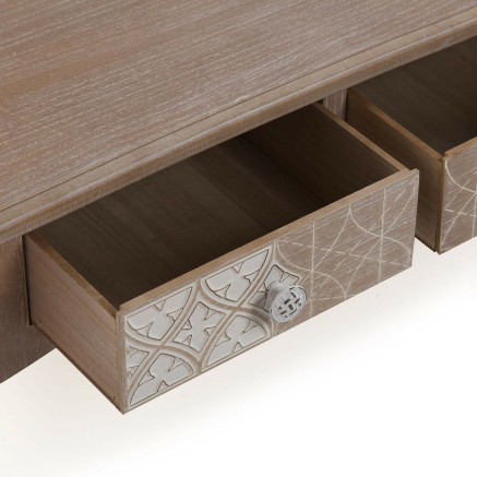 Table Basse Versa Lyra Bois de paulownia Bois MDF 60 x 41 x 110 cm 2