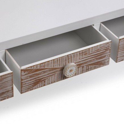 Table Basse Versa Sira Pin Bois MDF 60 x 41 x 110 cm 2