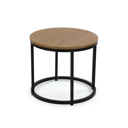 Set van 2 tafels Versa Aurea Zwart 48 x 48 x 42 cm 80 x 80 x 48 cm 2