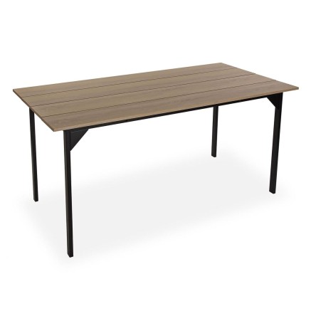 Tavolo da Pranzo Versa Collins Metallo Melammina Legno MDF 75 x 80 x 1