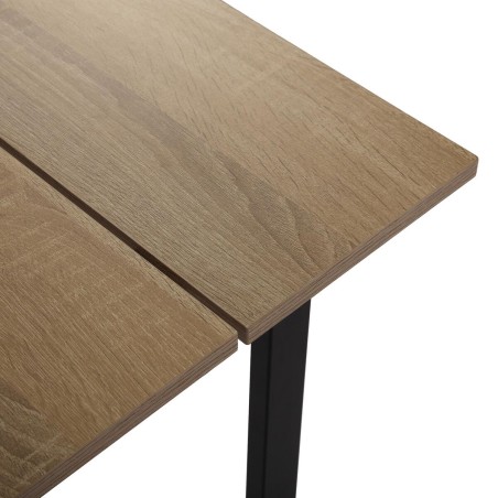 Tavolo da Pranzo Versa Collins Metallo Melammina Legno MDF 75 x 80 x 1