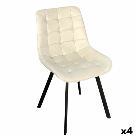 Sedia Versa RHODES Beige 55 x 82 x 51 cm (4 Unità)