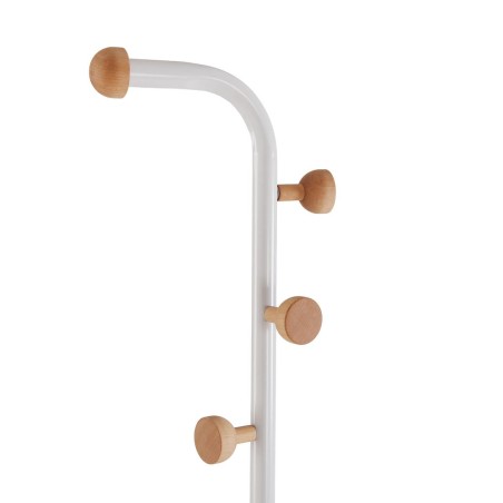 Porte-manteau Versa Cheka Blanc Métal