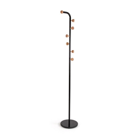 Coat Rack Versa Cheka Black Metal