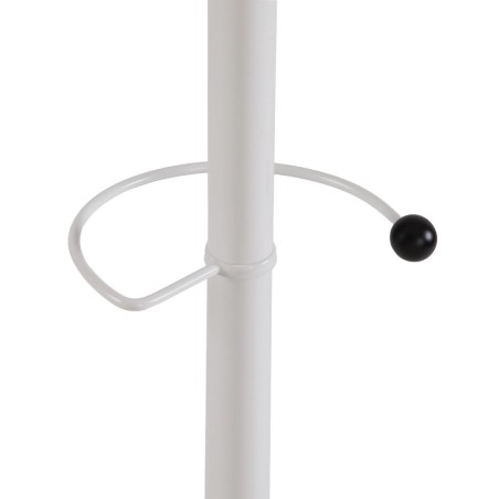Coat Rack Versa Tora White Metal