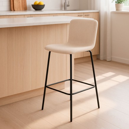 Hocker Versa Beige Metall 44,5 X 93,5 X 51 CM 2