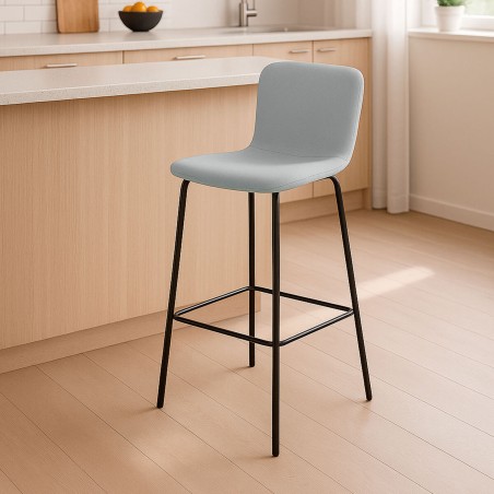 Sgabello Versa Azzurro Grigio Metallo 44,5 X 93,5 X 51 CM