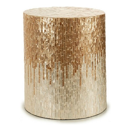 Banqueta Gift Decor TLC-82545 TLC-82545 Blanco Beige Dorado Plateado N