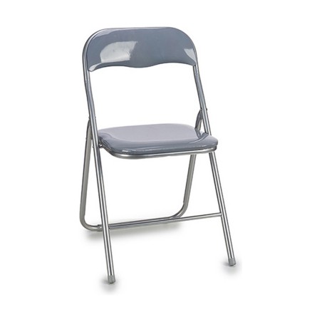Vouwbare Stoel Grijs PVC Metaal