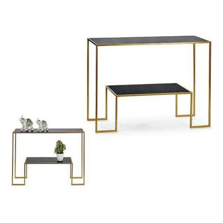 Recibidor Gift Decor JY19567 BIG-S3605005 Negro Dorado 33 x 77 x 112 c 2
