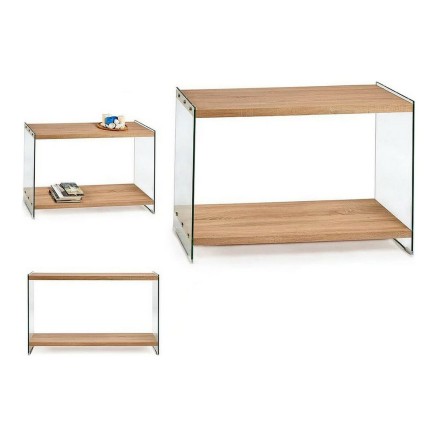 Eingangsbereich Gift Decor 1 1 Braun Durchsichtig Holz 40 x 76 x 120 c 2
