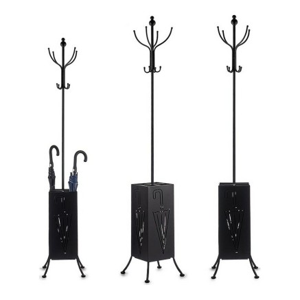Perchero Gift Decor J7210097 J7210097 Negro Metal 34 x 188 x 34 cm Par 2