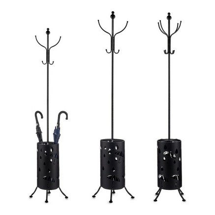 Porte-manteau Gift Decor J7202609-A J7202609-A Noir Métal 44 x 185 x 2