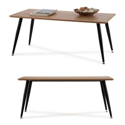 Mesa de Centro Gift Decor 5A 5A Marrón Negro Madera 60 x 110 x 45 cm 2