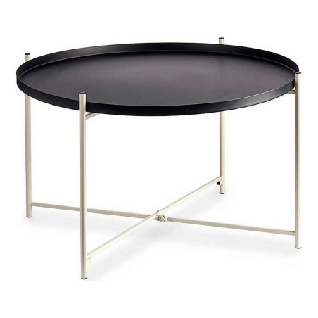 Table d'appoint Gift Decor JY19736ARGW JY19736ARGW Blanc Noir 76,5 x 4