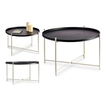 Mesa auxiliar Gift Decor JY19736ARGW JY19736ARGW Blanco Negro 76,5 x 4 2