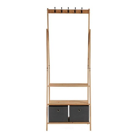 Coat Rack Kipit MH194001H MH194001H Brown Grey Wood Cloth 40,5 x 175 x