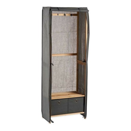 Porte-manteau Kipit MH18002H MH18002H Gris Bois Tissu 31,5 x 58 x 168