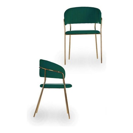 Chaise Doré Vert 49 x 80,5 x 53 cm 2