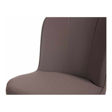 Sillón Morado Concha Polipiel Acero (53 x 88 x 67 cm)
