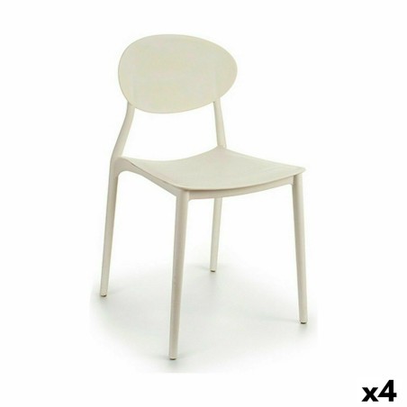 Sedia da Sala da Pranzo Gift Decor BB-04 BB-04 Bianco Plastica 41 x 81