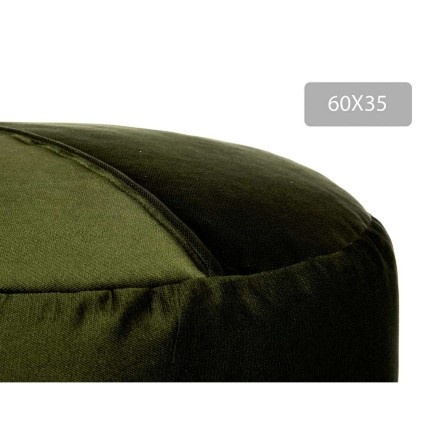 Puff Gift Decor ROUNDY-VERDE ROUNDY-VERDE grün polystyrol Samt (2 St 2