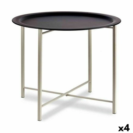 Mesa auxiliar Gift Decor JY19185LBW JY19185LBW Blanco Negro 62 x 48,5