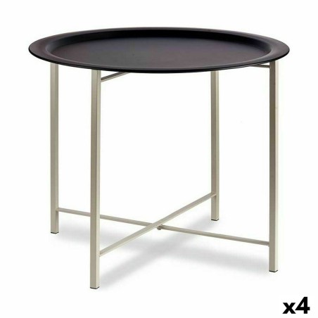 Mesa auxiliar Gift Decor JY19185LBW JY19185LBW Blanco Negro 62 x 48,5