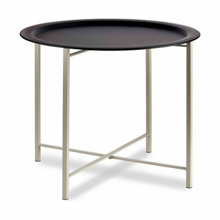 Table d'appoint Gift Decor JY19185LBW JY19185LBW Blanc Noir 62 x 48,5 2