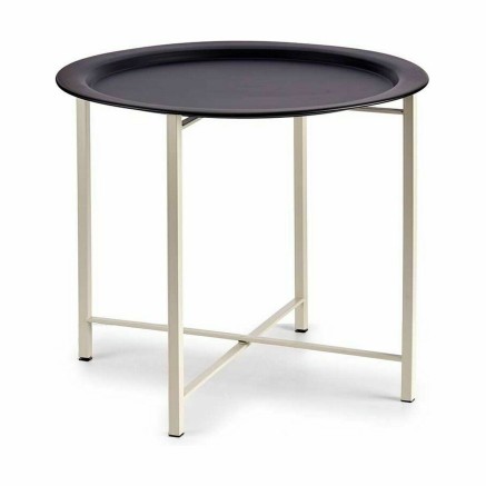 Table d'appoint Gift Decor JY19185SBW JY19185SBW Blanc Noir 52 x 44 x 2