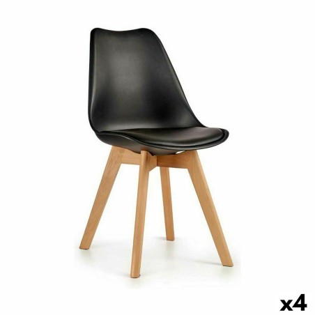 Keukenstoel Gift Decor 3B 3B Bruin Zwart Hout Plastic 42 x 80 x 50 cm