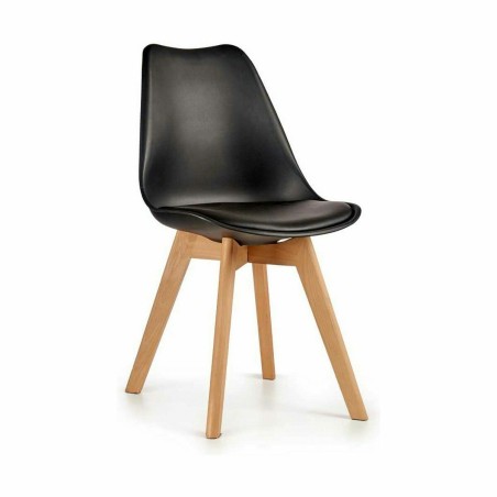 Dining Chair Gift Decor 3B 3B Brown Black Wood Plastic 42 x 80 x 50 cm
