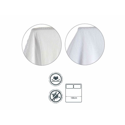 Protector de colchón Gift Decor 11051 11051 Blanco 135 x 195 cm 2