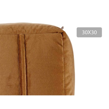 Pouffe Gift Decor QUADRADO-CAST. CLARO QUADRADO-CAST. CLARO Beige poly 2