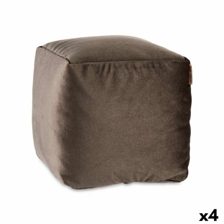 Puff Gift Decor QUADRADO-CINZA QUADRADO-CINZA Gris Poliestireno Tercio