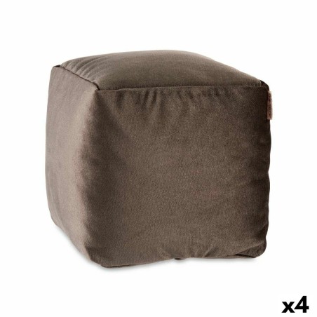 Pouffe Gift Decor QUADRADO-CINZA QUADRADO-CINZA Grey polystyrene Velve